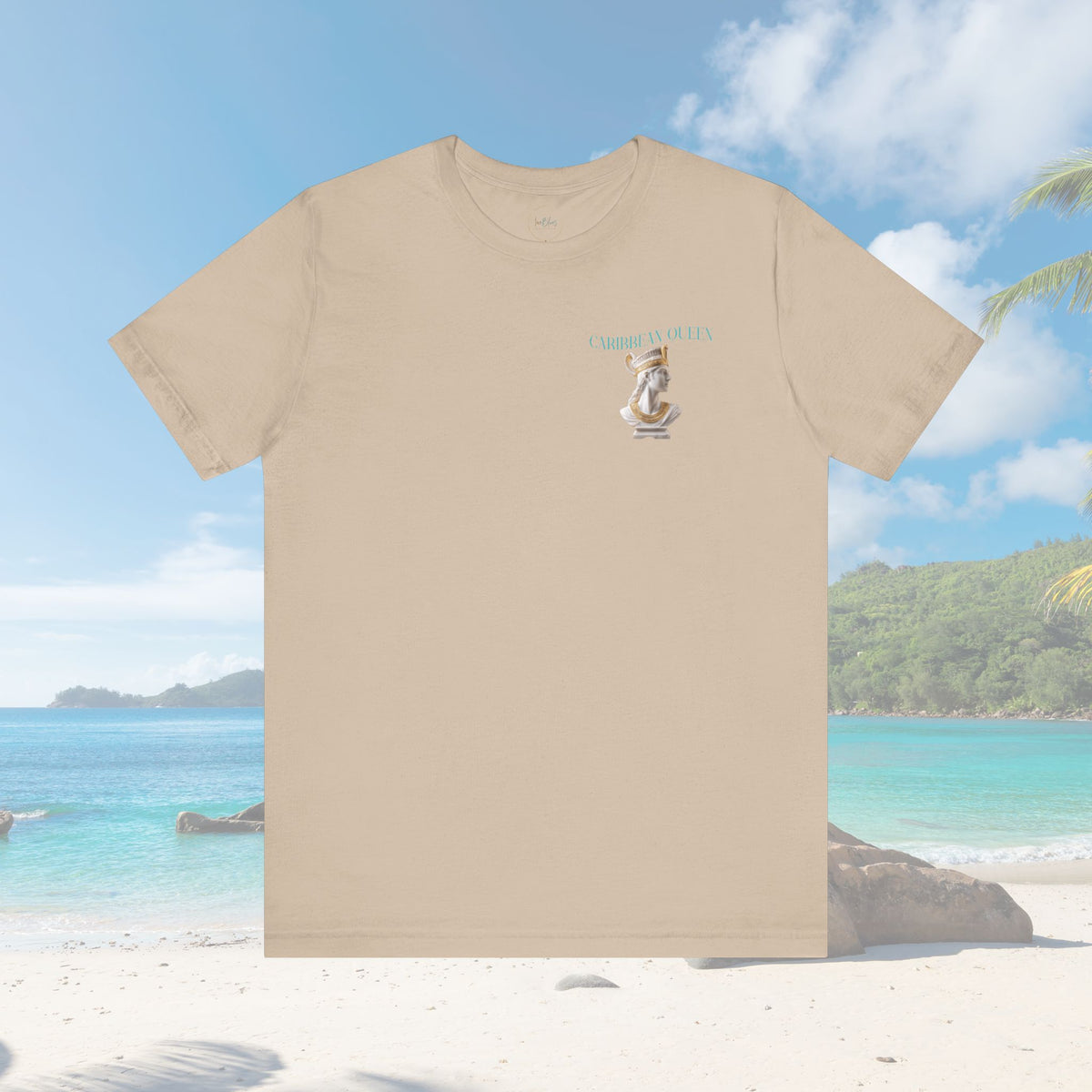 Caribbean Queen Back Print Graphic Tee - Irie Blues Boutique