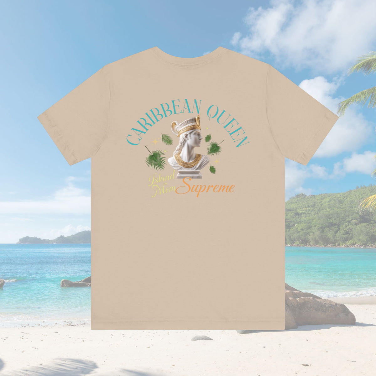 Caribbean Queen Back Print Graphic Tee - Irie Blues Boutique