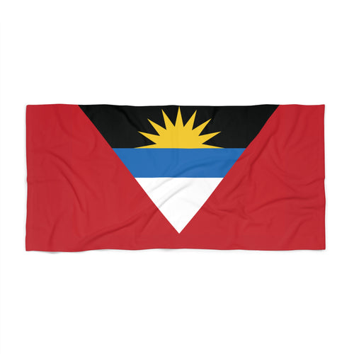 Antigua & Barbuda Flag Beach Towel - Irie Blues Boutique