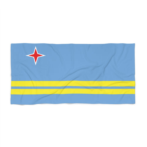 Aruba Flag Beach Towel - Irie Blues Boutique