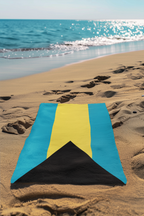 Bahamas Flag Beach Towel - Irie Blues Boutique