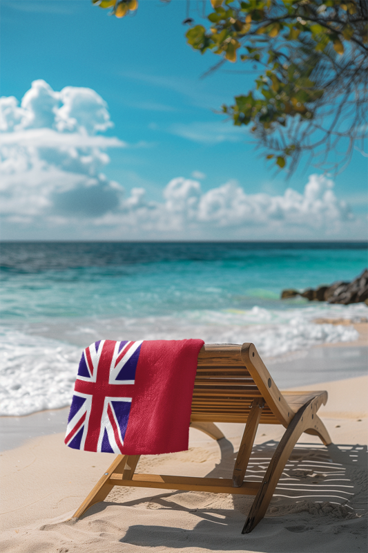 Bermuda Flag Beach Towel - Irie Blues Boutique