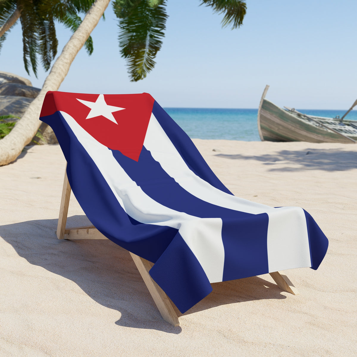 Cuba Flag Beach Towel - Irie Blues Boutique