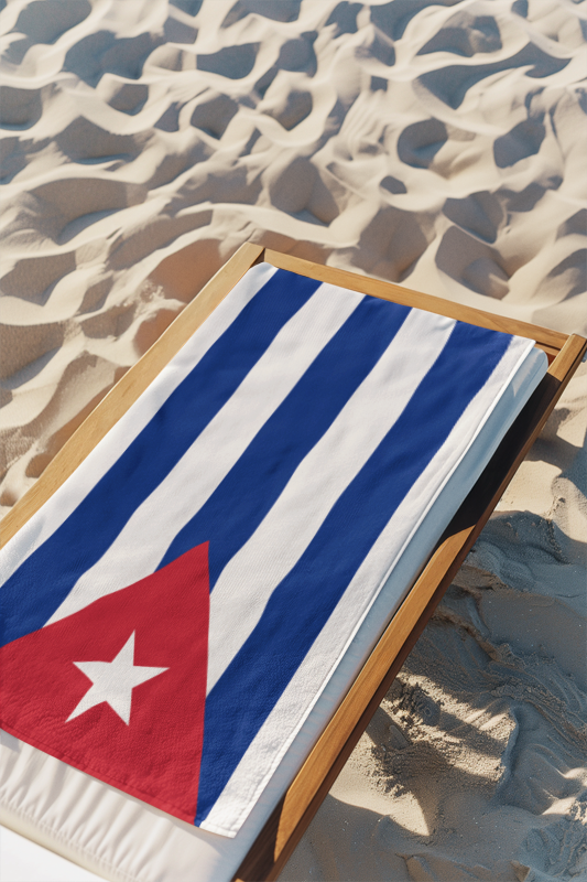 Cuba Flag Beach Towel - Irie Blues Boutique
