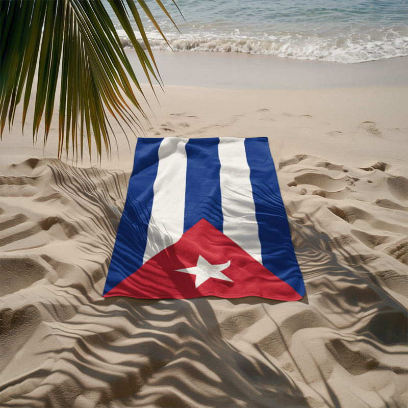 Cuba Flag Beach Towel - Irie Blues Boutique