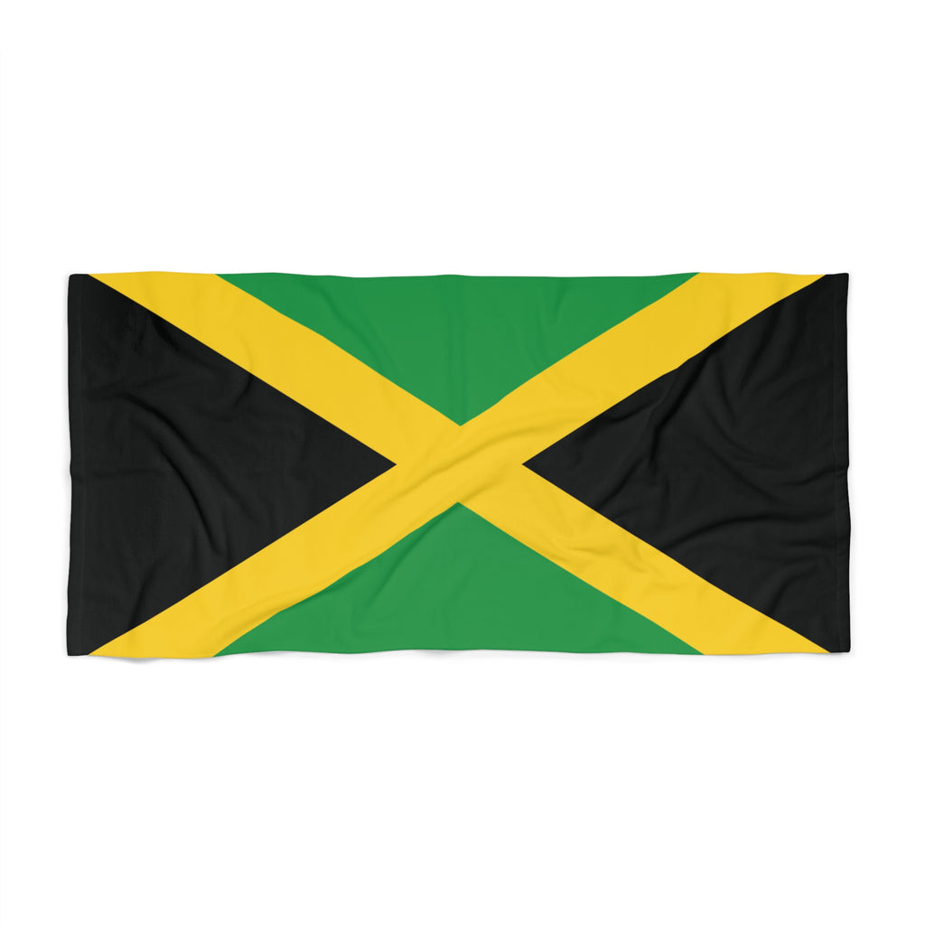 Jamaica Flag Beach Towel - Irie Blues Boutique