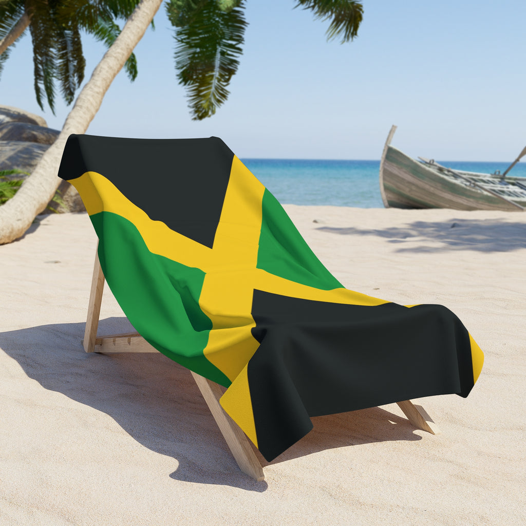 Jamaica Flag Beach Towel - Irie Blues Boutique