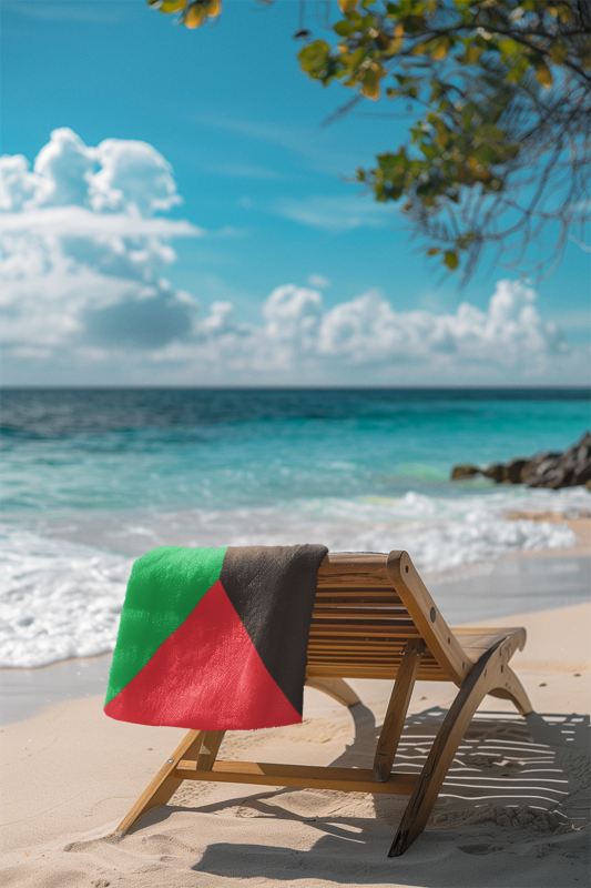 Martinique Flag Beach Towel - Irie Blues Boutique