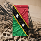 St. Kitts and Nevis Flag Beach Towel - Irie Blues Boutique