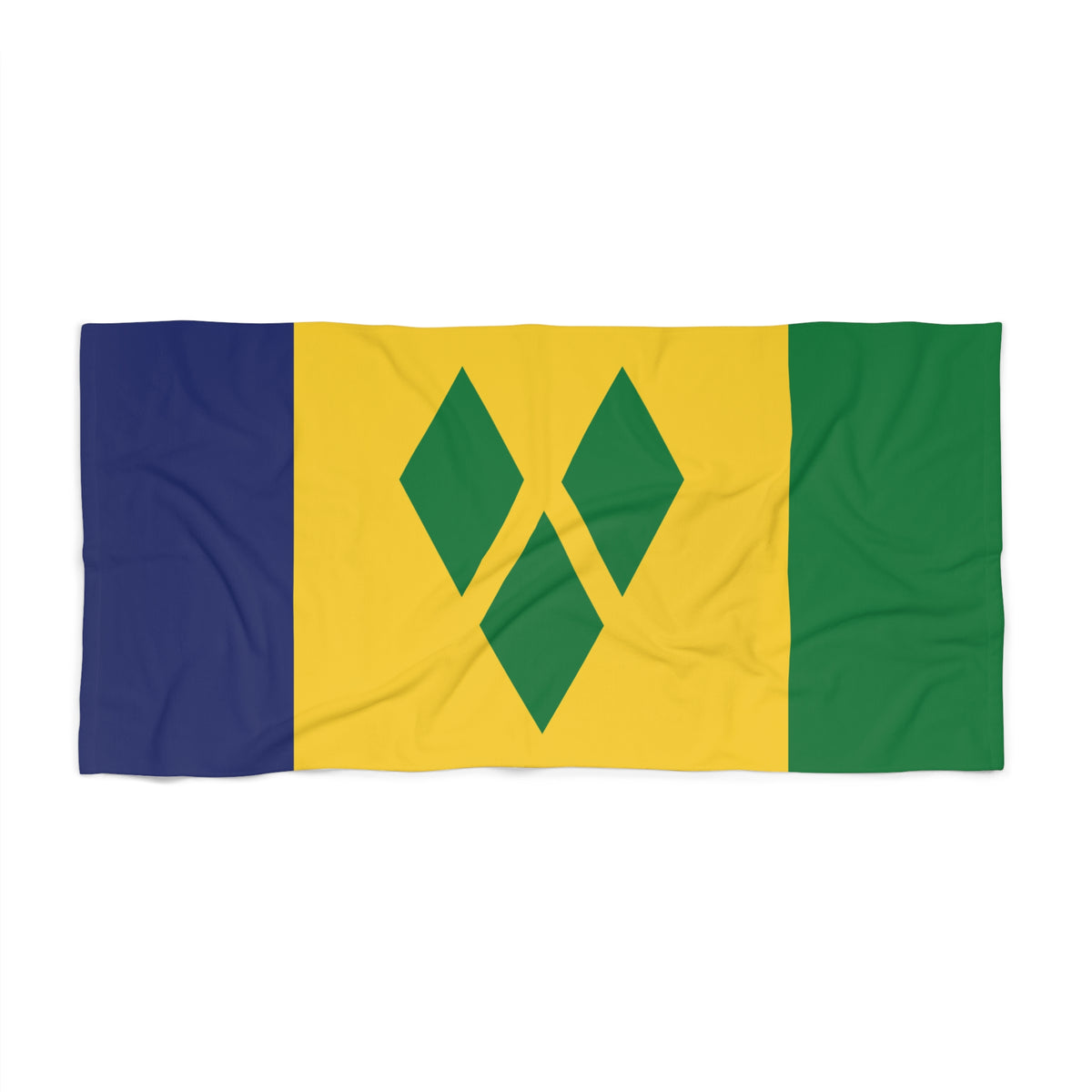 St. Vincent & The Grenadines Flag Beach Towel - Irie Blues Boutique