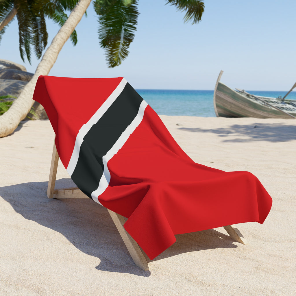 Trinidad and Tobago Flag Beach Towel - Irie Blues Boutique