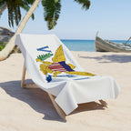 U.S. Virgin Islands Flag Beach Towel - Irie Blues Boutique