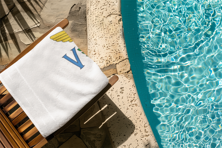 U.S. Virgin Islands Flag Beach Towel - Irie Blues Boutique