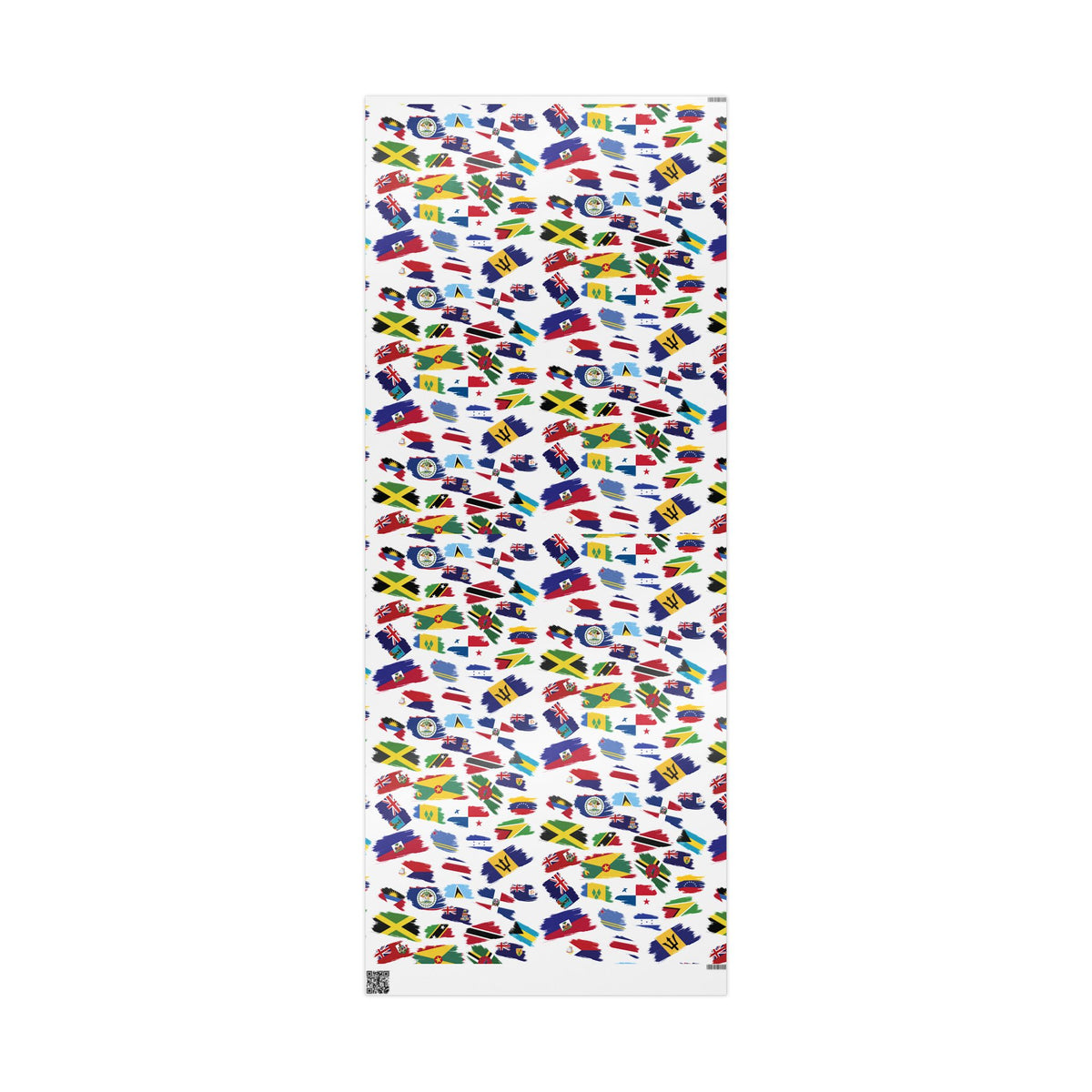 Caribbean Islands Flags Wrapping Paper - Irie Blues Boutique