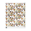 Reggae Theme Wrapping Papers (White) - Irie Blues Boutique