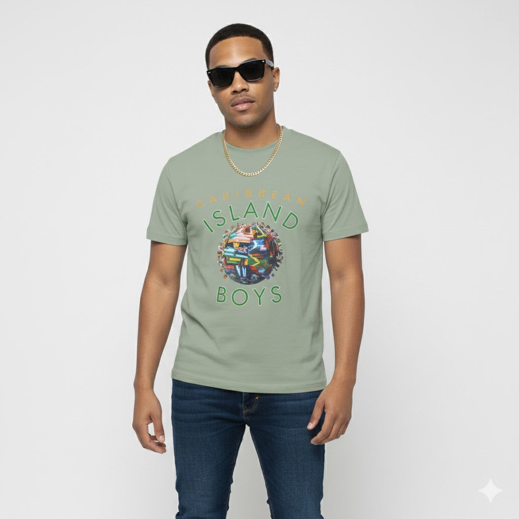 Caribbean Island Boys Shirt - Irie Blues Boutique