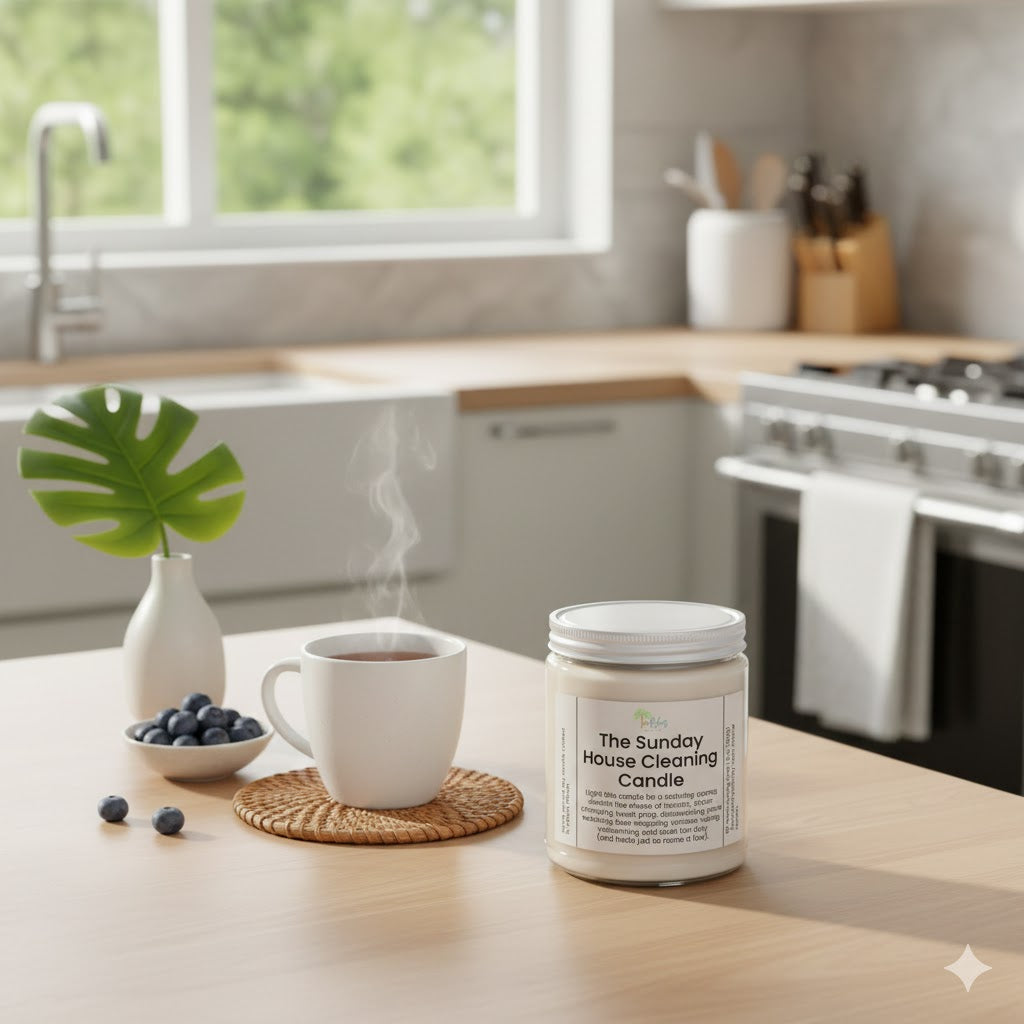 Sunday House Cleaning Scented Candle - Irie Blues Boutique
