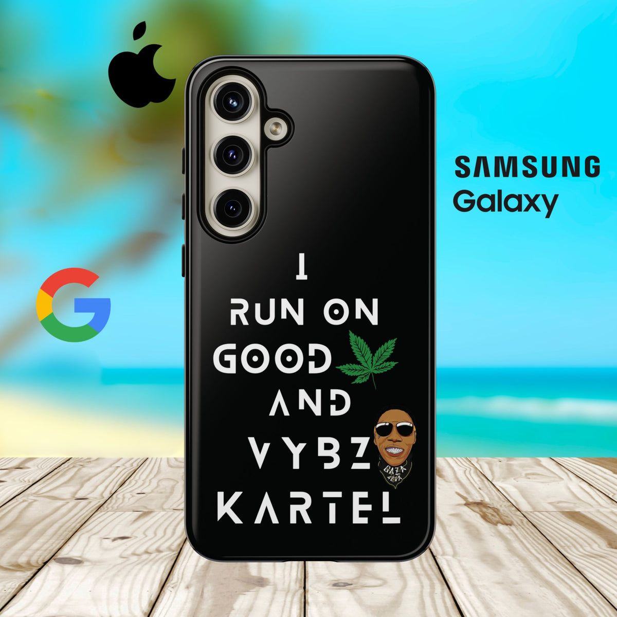 Vybz Kartel & Good Weed Tough Phone Case - Irie Blues Boutique
