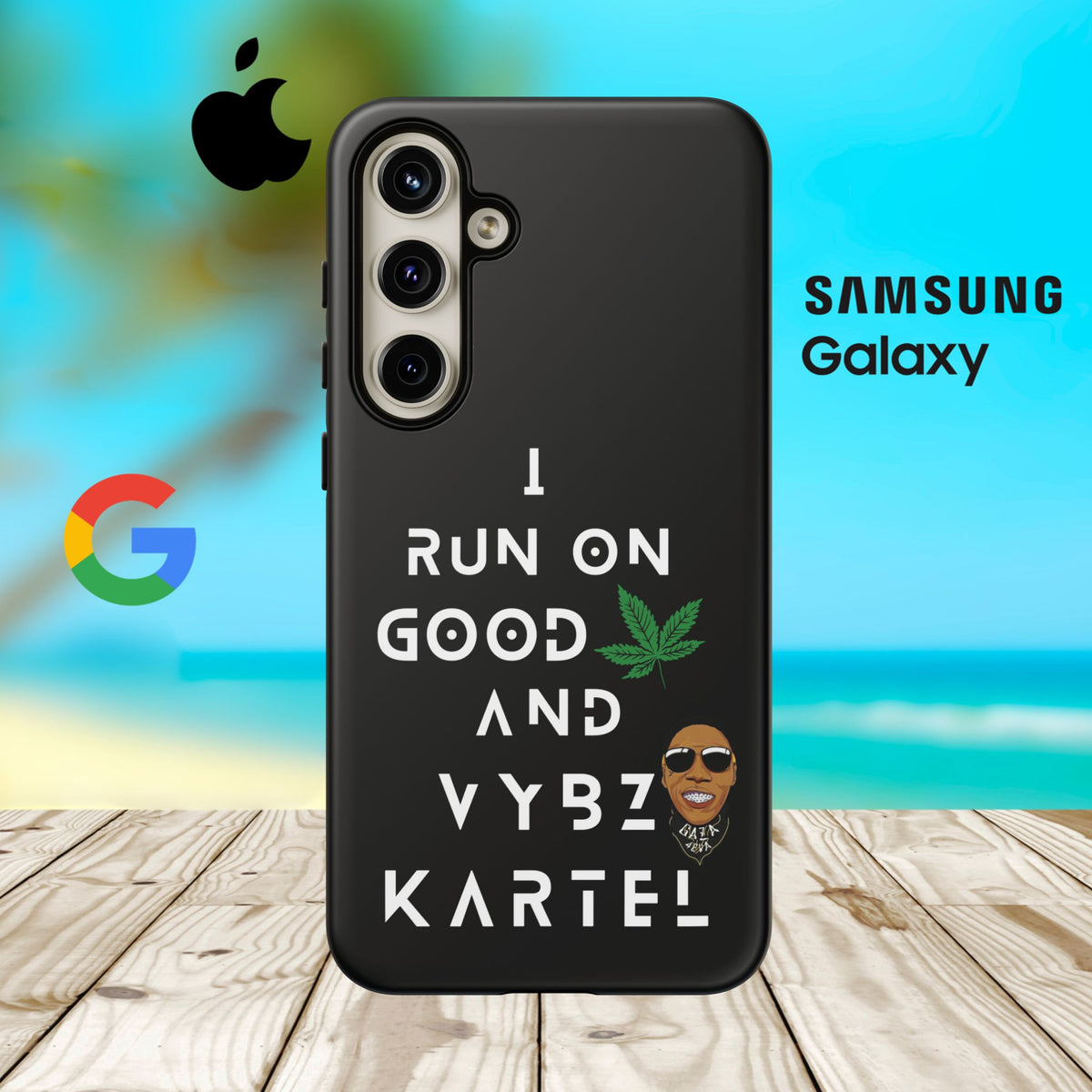 Vybz Kartel & Good Weed Tough Phone Case - Irie Blues Boutique