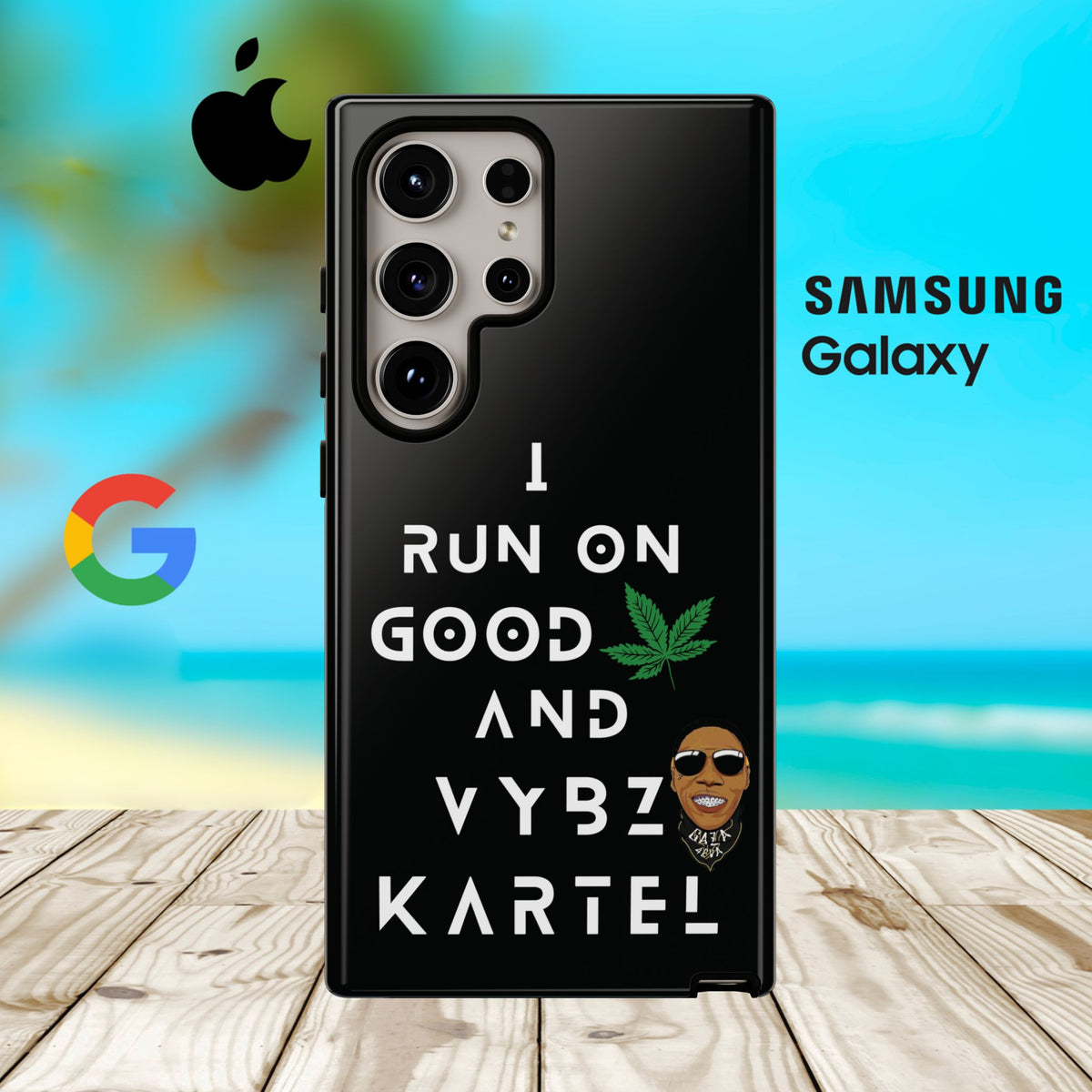 Vybz Kartel & Good Weed Tough Phone Case - Irie Blues Boutique