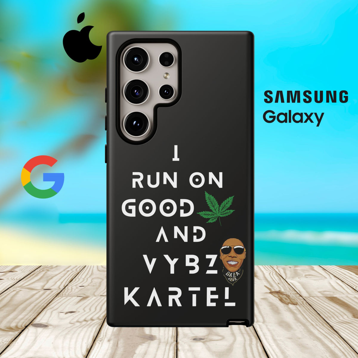 Vybz Kartel & Good Weed Tough Phone Case - Irie Blues Boutique