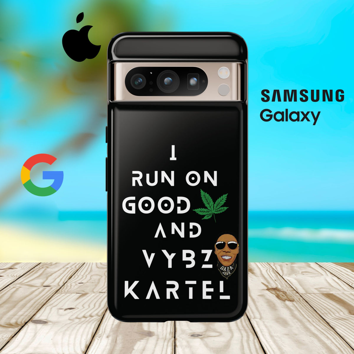 Vybz Kartel & Good Weed Tough Phone Case - Irie Blues Boutique
