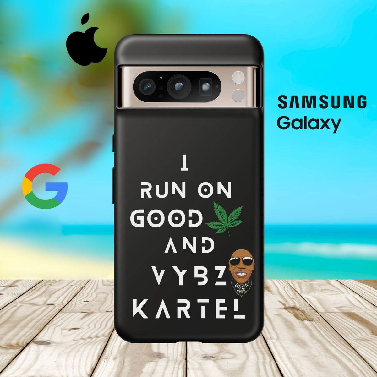 Vybz Kartel & Good Weed Tough Phone Case - Irie Blues Boutique