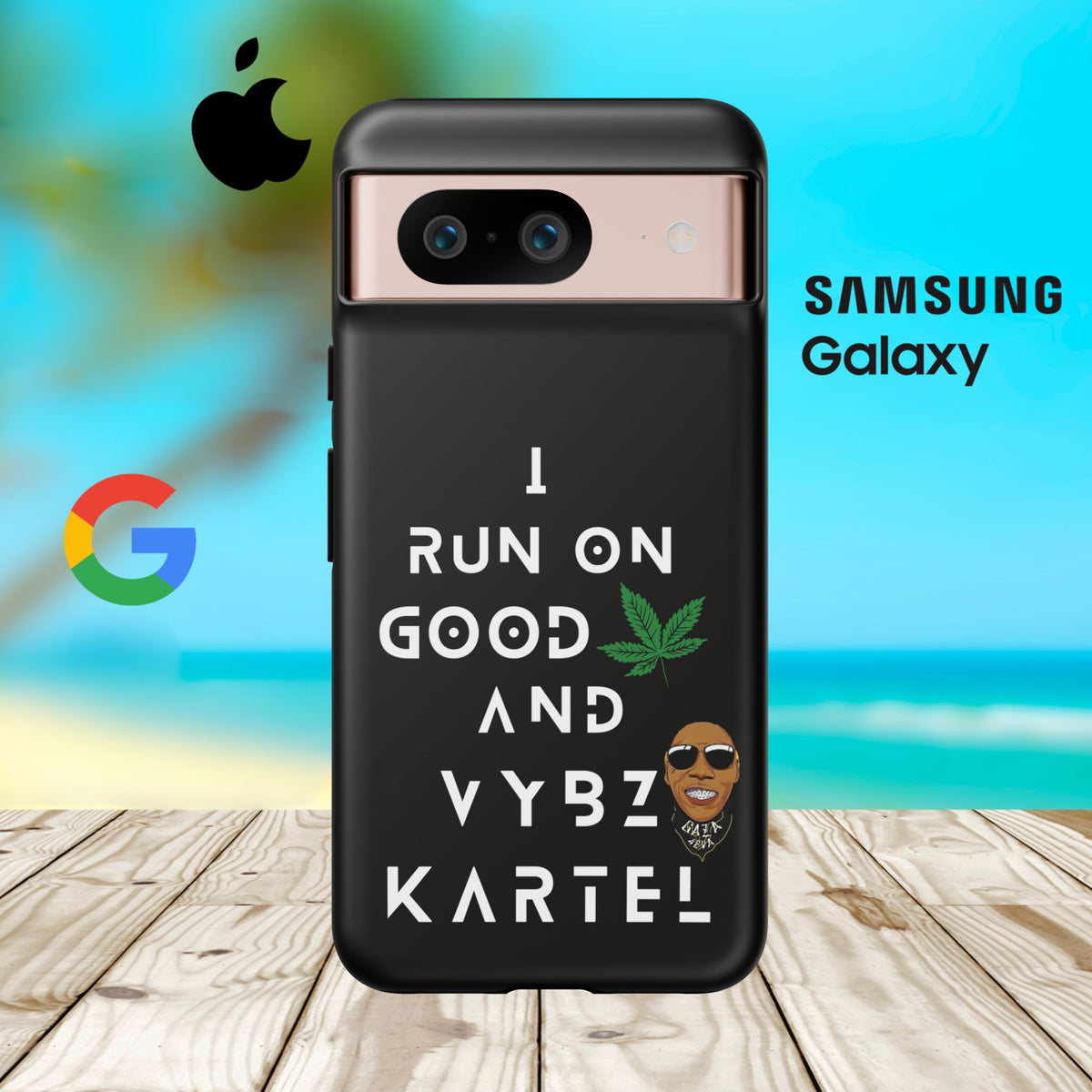 Vybz Kartel & Good Weed Tough Phone Case - Irie Blues Boutique