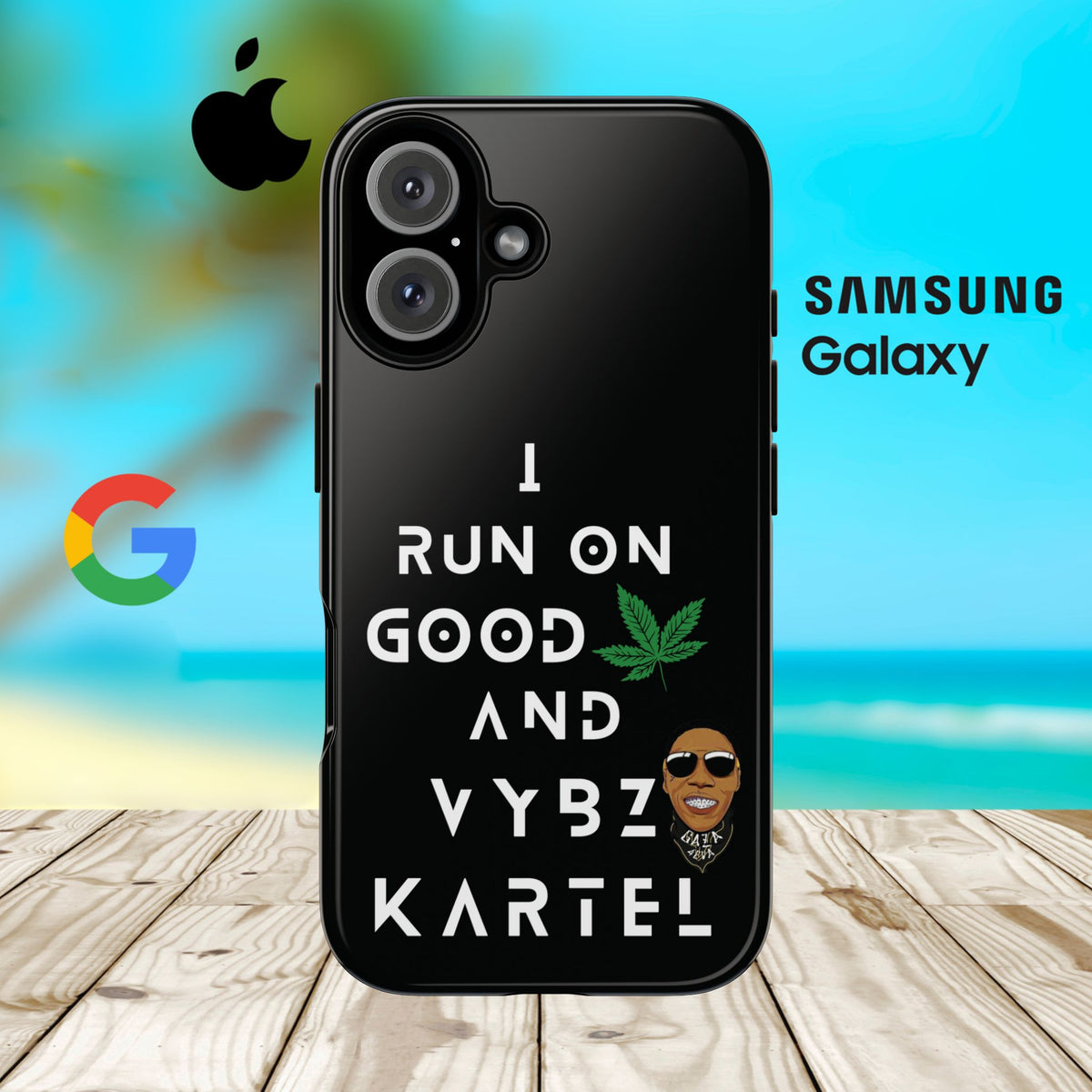 Vybz Kartel & Good Weed Tough Phone Case - Irie Blues Boutique