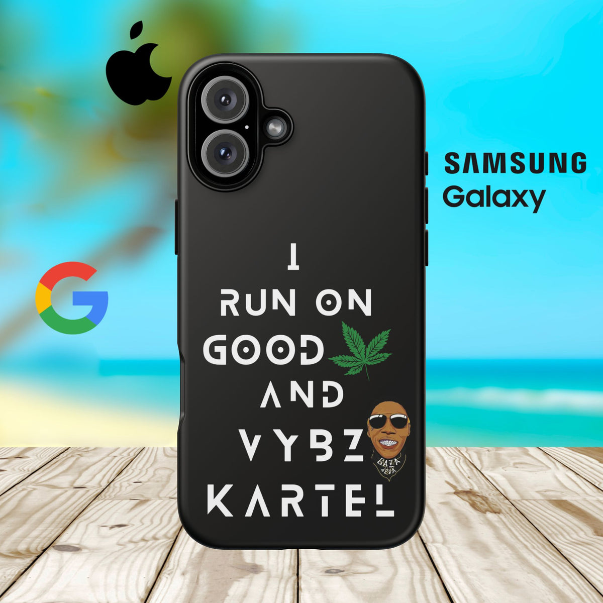 Vybz Kartel & Good Weed Tough Phone Case - Irie Blues Boutique