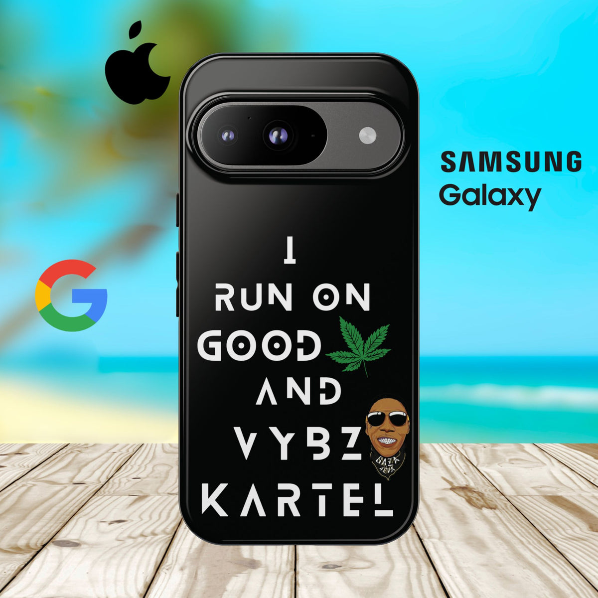 Vybz Kartel & Good Weed Tough Phone Case - Irie Blues Boutique