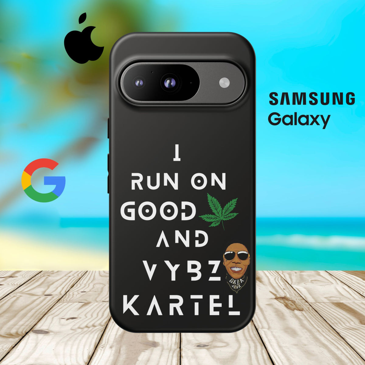 Vybz Kartel & Good Weed Tough Phone Case - Irie Blues Boutique