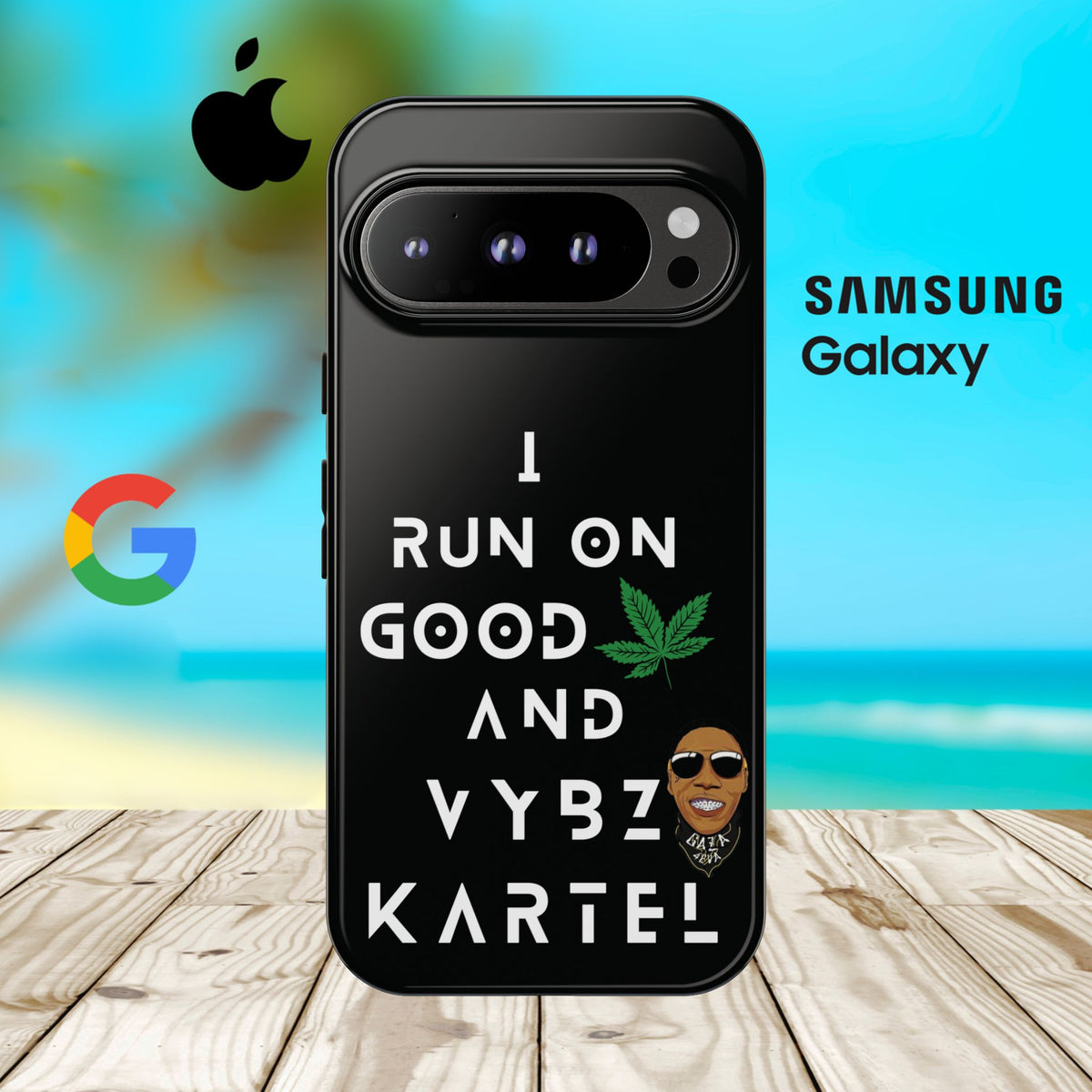 Vybz Kartel & Good Weed Tough Phone Case - Irie Blues Boutique