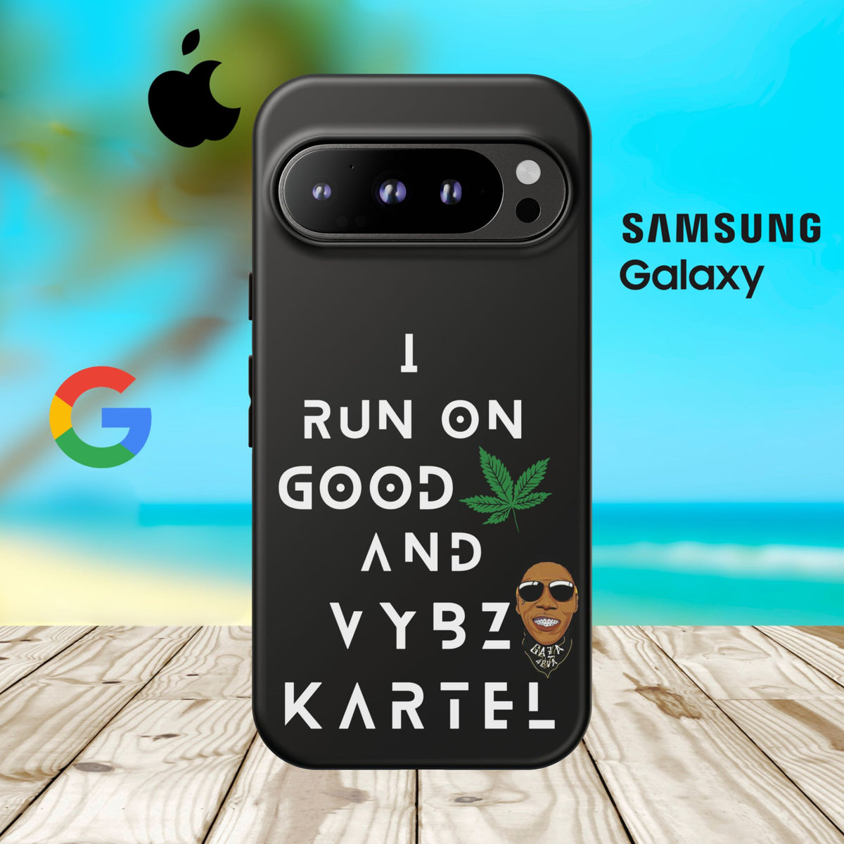 Vybz Kartel & Good Weed Tough Phone Case - Irie Blues Boutique
