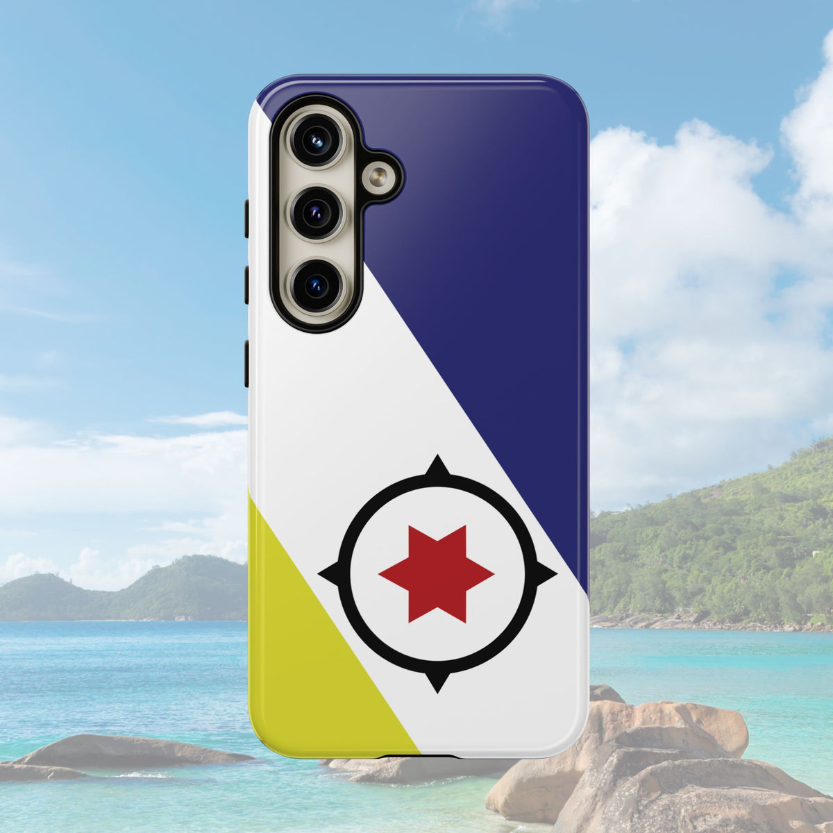 Bonaire Flag Tough Phone Case - Irie Blues Boutique
