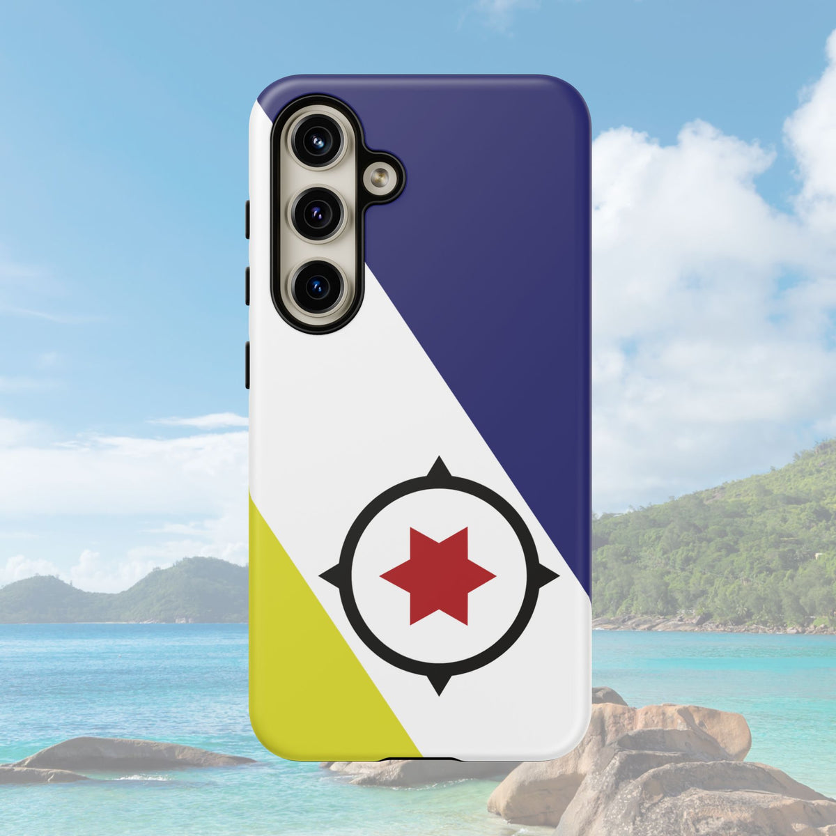 Bonaire Flag Tough Phone Case - Irie Blues Boutique