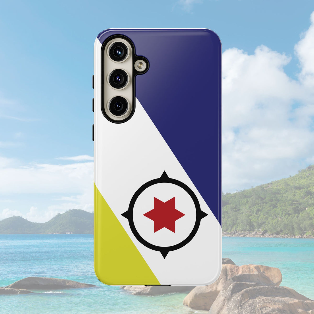 Bonaire Flag Tough Phone Case - Irie Blues Boutique
