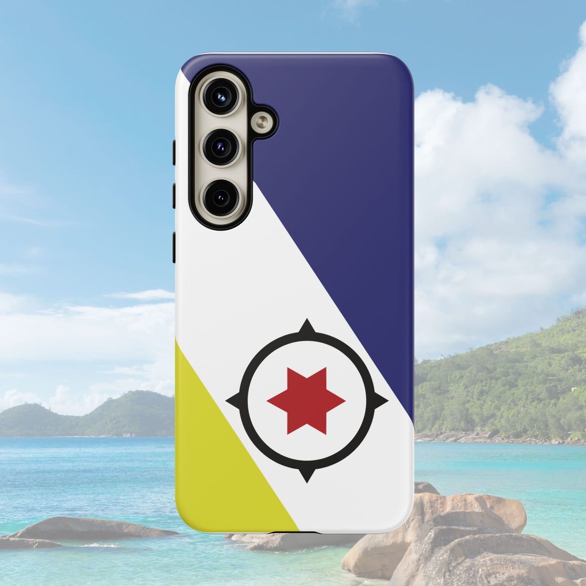 Bonaire Flag Tough Phone Case - Irie Blues Boutique