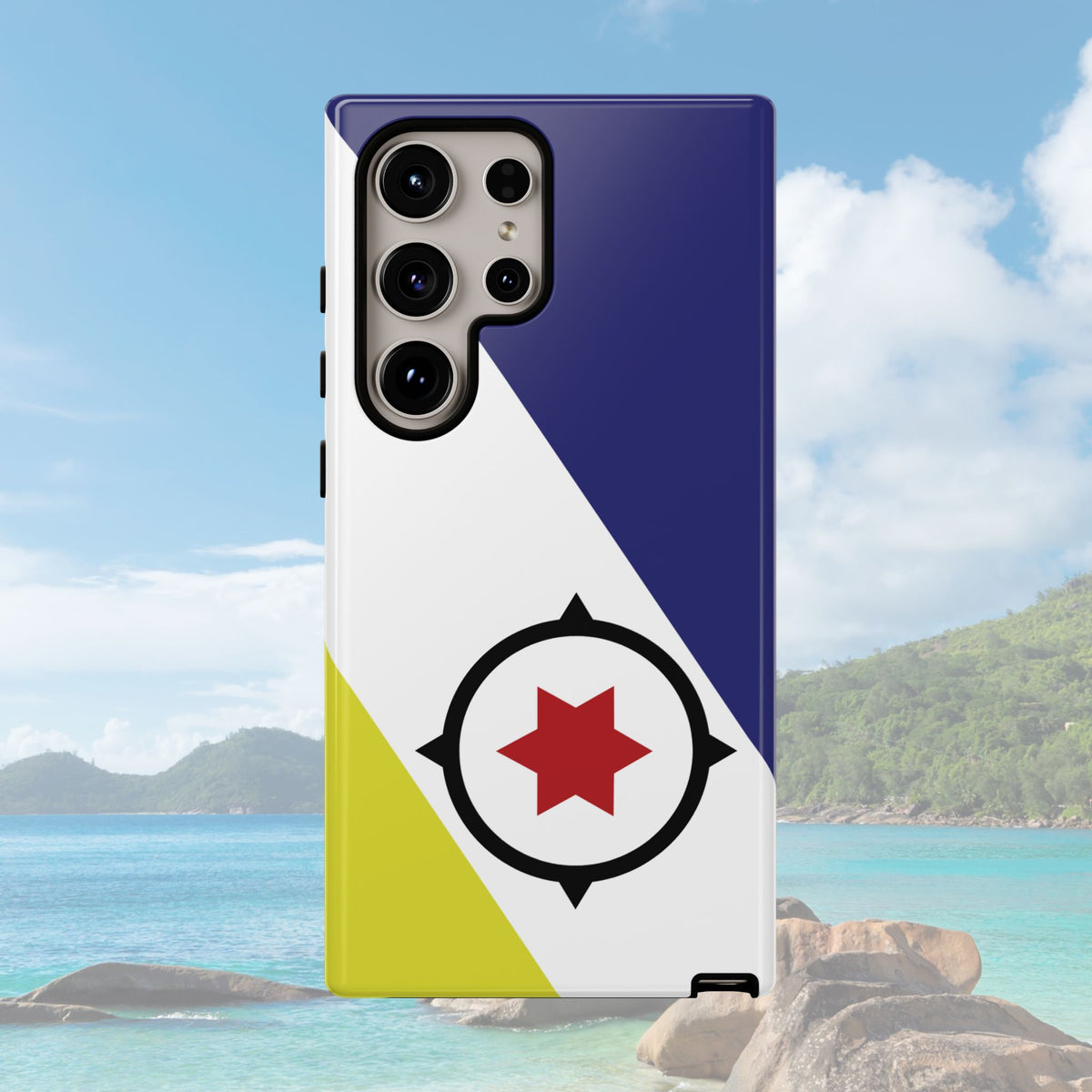 Bonaire Flag Tough Phone Case - Irie Blues Boutique