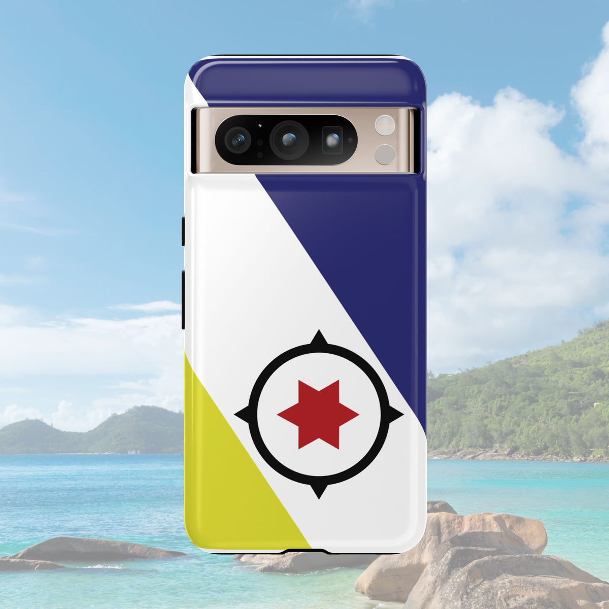 Bonaire Flag Tough Phone Case - Irie Blues Boutique