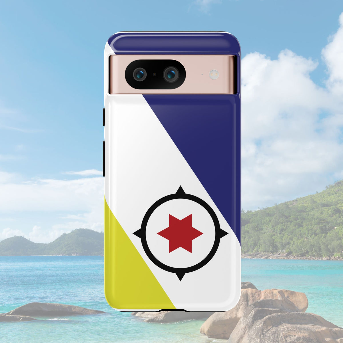 Bonaire Flag Tough Phone Case - Irie Blues Boutique