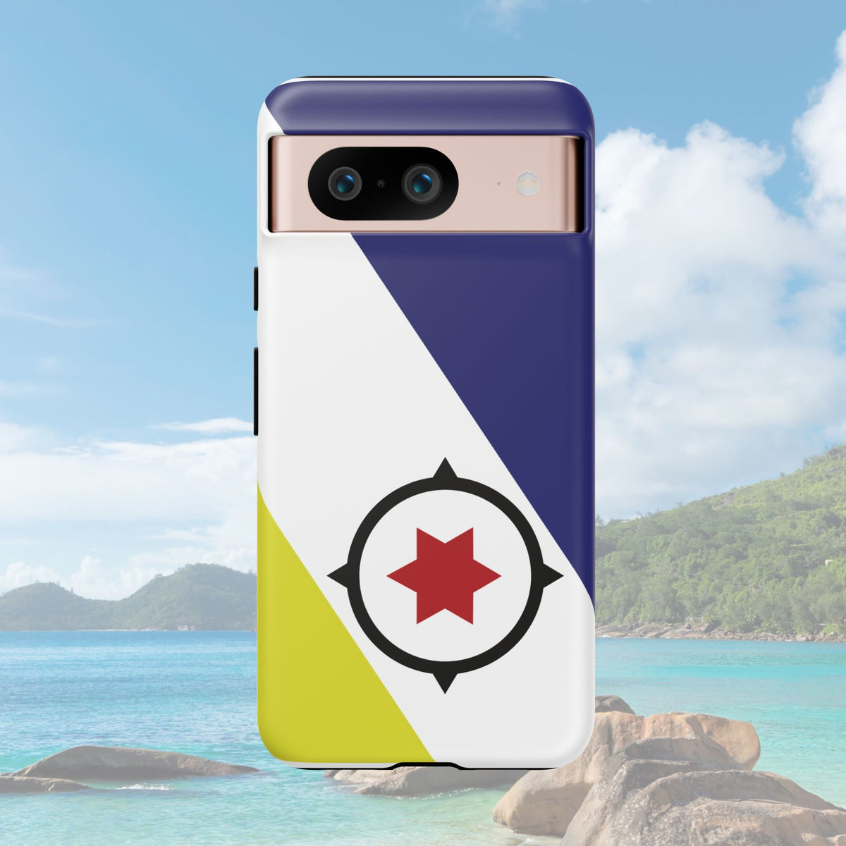 Bonaire Flag Tough Phone Case - Irie Blues Boutique