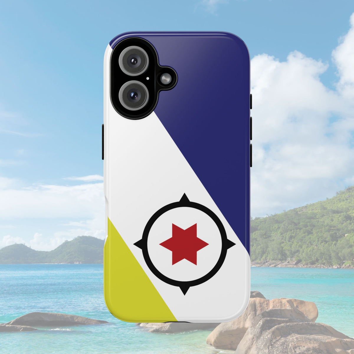 Bonaire Flag Tough Phone Case - Irie Blues Boutique