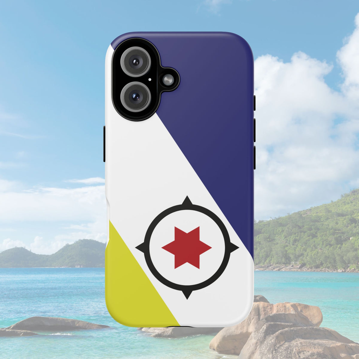 Bonaire Flag Tough Phone Case - Irie Blues Boutique