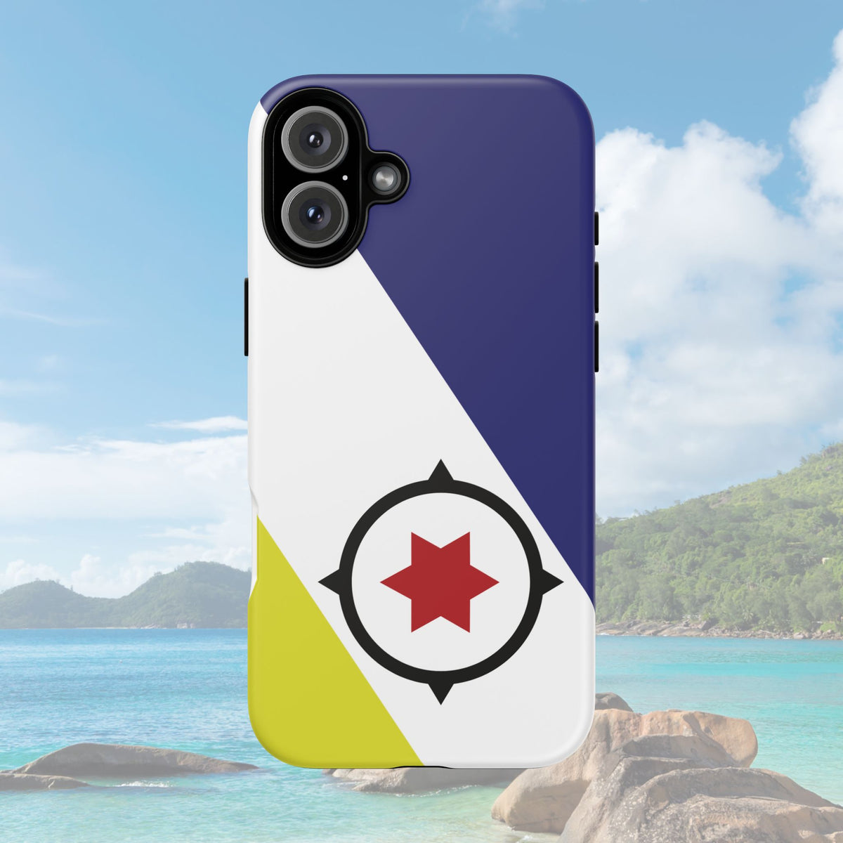 Bonaire Flag Tough Phone Case - Irie Blues Boutique