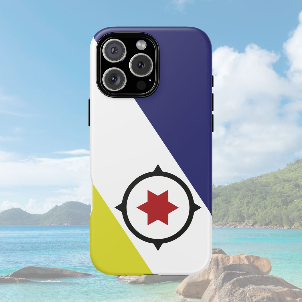 Bonaire Flag Tough Phone Case - Irie Blues Boutique