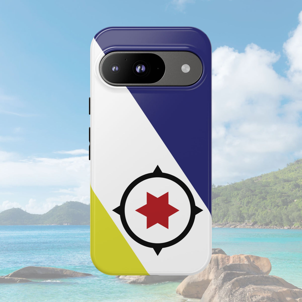 Bonaire Flag Tough Phone Case - Irie Blues Boutique