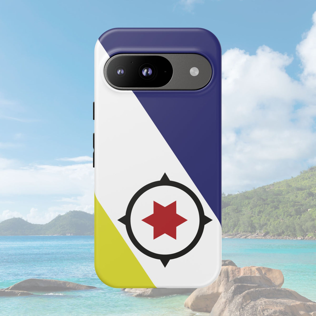 Bonaire Flag Tough Phone Case - Irie Blues Boutique