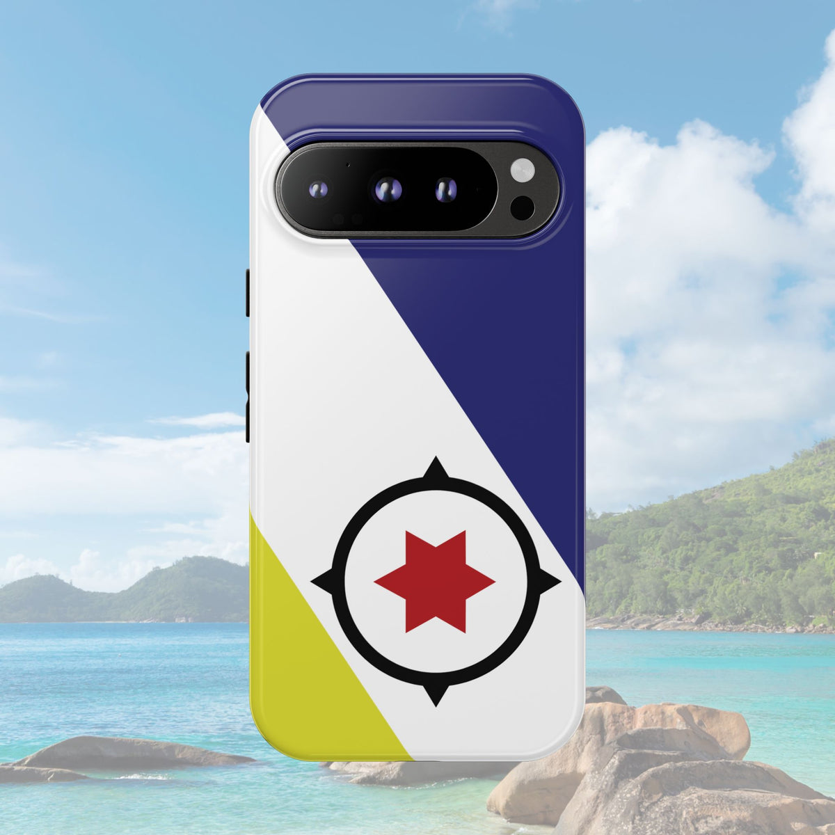 Bonaire Flag Tough Phone Case - Irie Blues Boutique