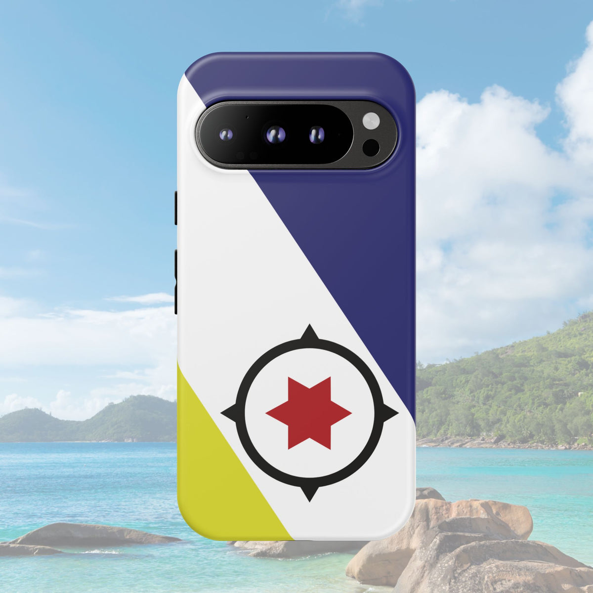 Bonaire Flag Tough Phone Case - Irie Blues Boutique